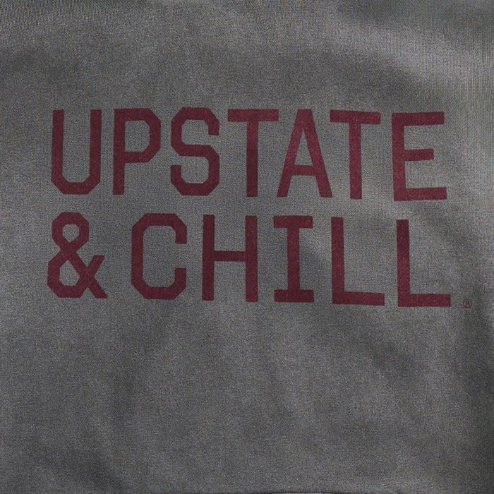 The Linear: Upstate & Chill® Hoodie - Pigment Black / Deep Autumn