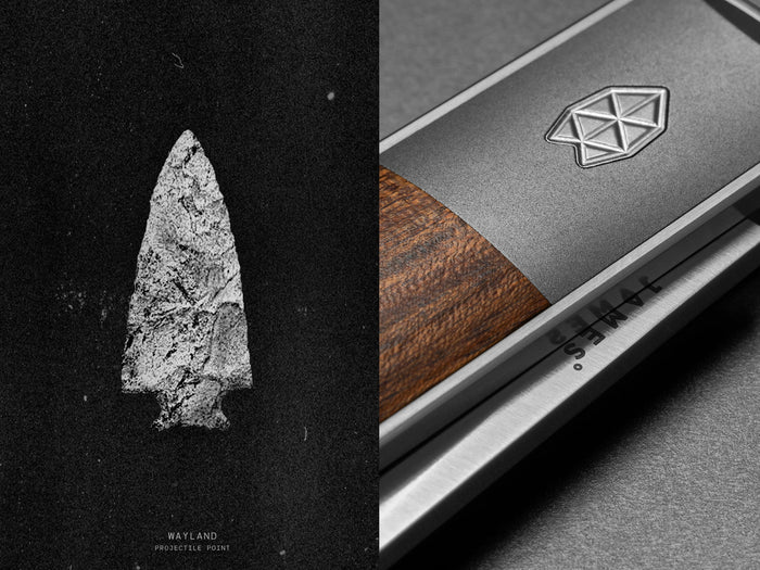 The Wayland Pocket Knife - Rosewood / Stainless / Wood / Straight Edge