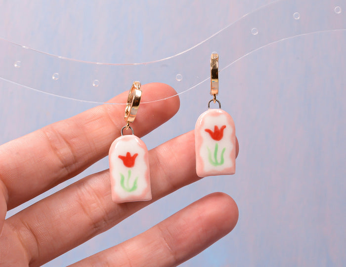Tulip Arch Earrings