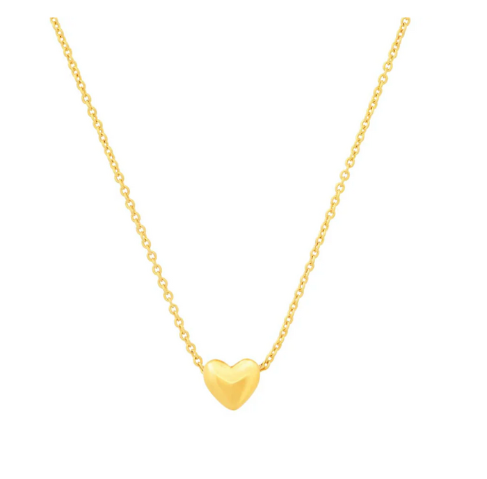 Vermeil Heart Slide Necklace