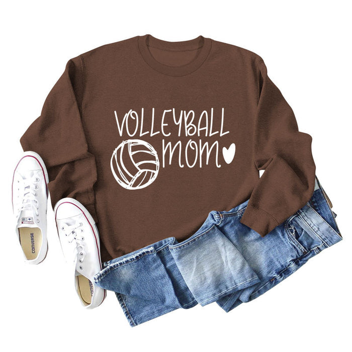 Brown sweater (white font) / S