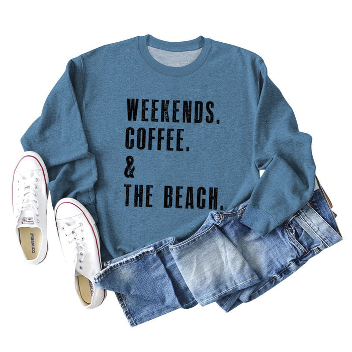 Blue sweater (black color picture) / S