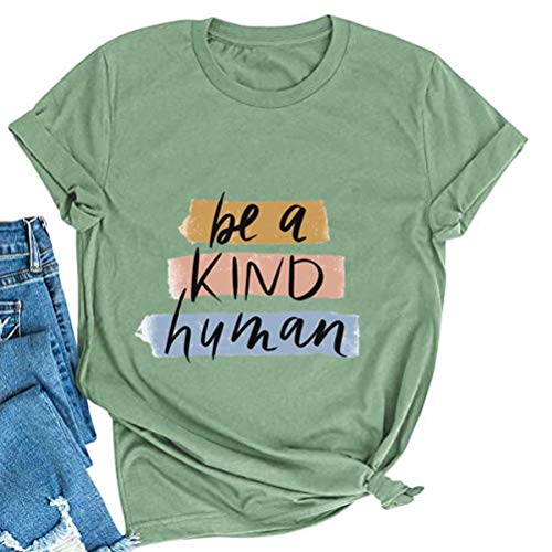 Women Be A Kind Human T-Shirt Be Kind Shirt