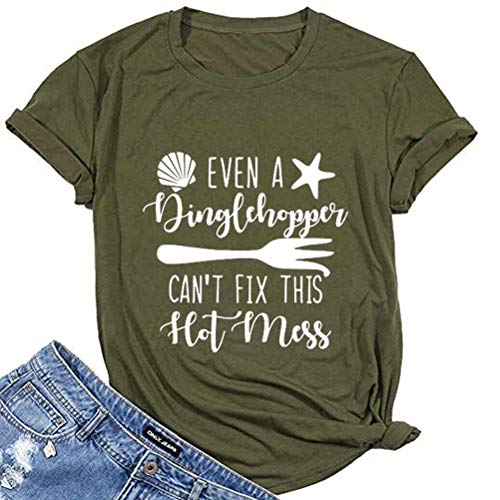 Women Even Dinglehopper Can't Fix This Mess T-Shirt