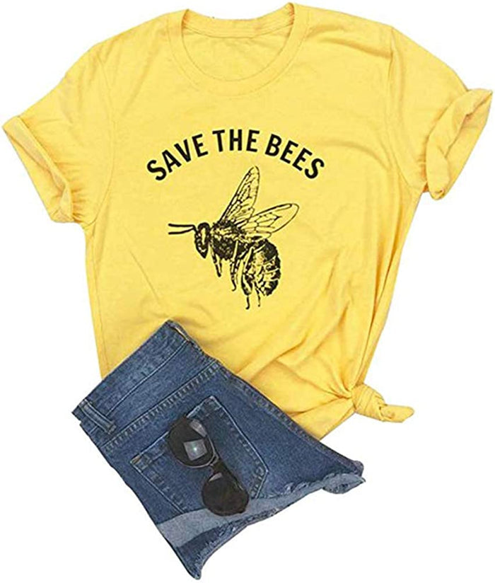 Women Save The Bees T-Shirt Graphic Shirt