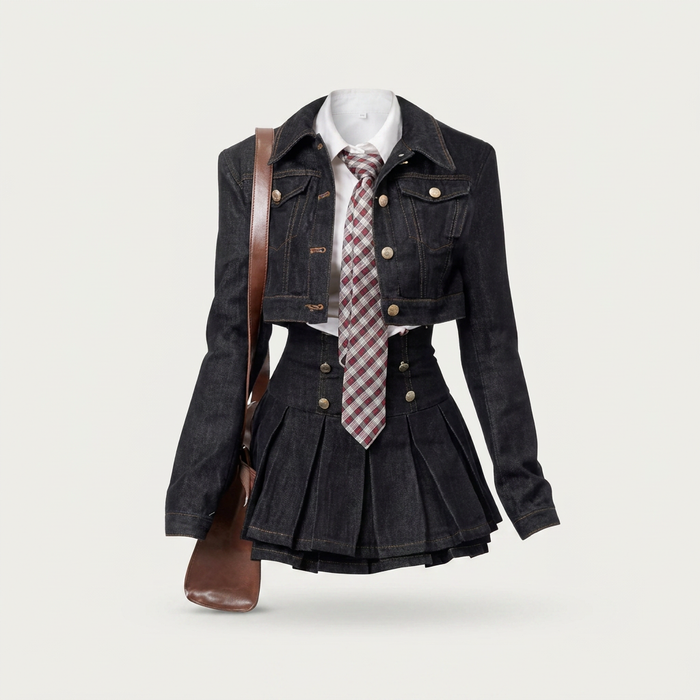 Women's French Pleated Skirt Set Canada | Parcel Theory
