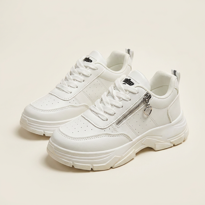 Women's Platform Sneakers with Zipper Detail Canada