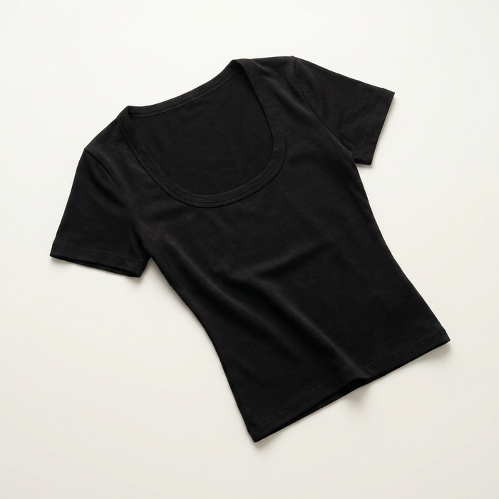 Women's Slim Fit Crop Top T-Shirt Canada | Parcel Theory