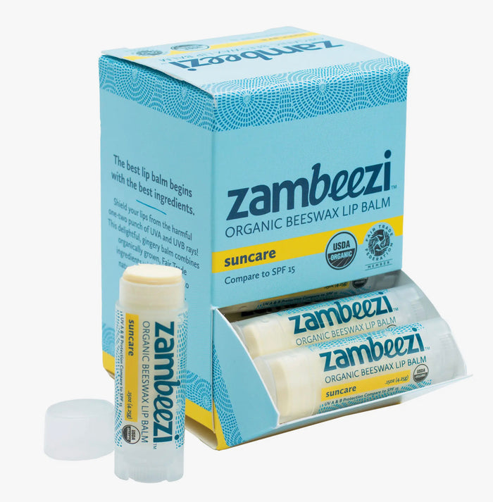 ZAMBEEZI *ORGANIC BEESWAX LIP BAM