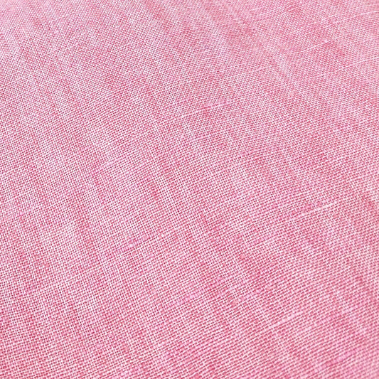 100% Linen Soft&Crisp Fabric 21s Vintage Chambray Pink(light) 7702