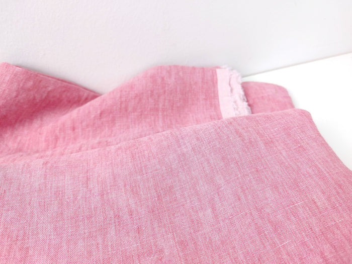 100% Linen Crispy Fabric 21s Vintage Chambray New Colorways for 2024 - The Linen Lab - Violet