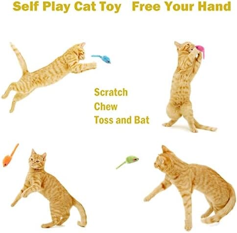 12PCS Cat Mouse Toy Cat Toys Pet Clever