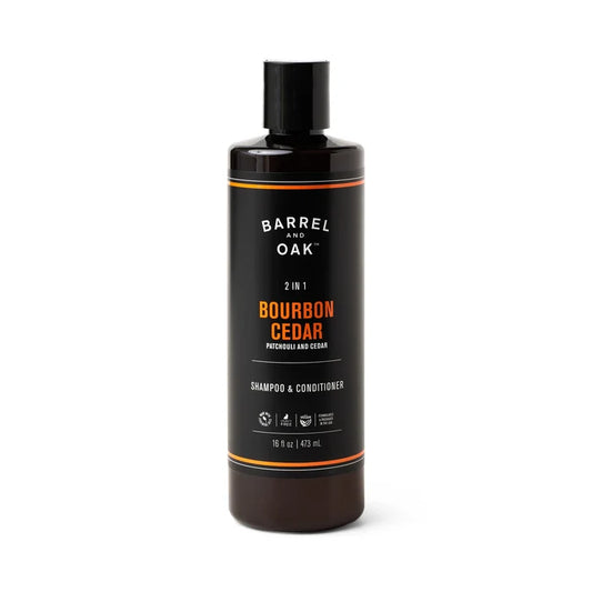 16 oz 2-In-1 Bourbon Cedar Shampoo & Conditioner