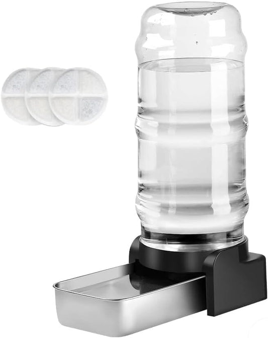 2.3 Gallon Automatic Gravity Pet Bowl for Dogs Medium to Large (3 Filters) Dog Bowls & Feeders Pet Clever