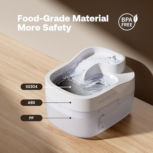 3L/101oz Wireless Pet Fountain Dog Bowls & Feeders Pet Clever