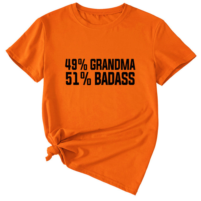 Orange (black font) / S