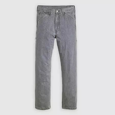 568 Loose Straight Carpenter Jean - Aged Railroad Striped