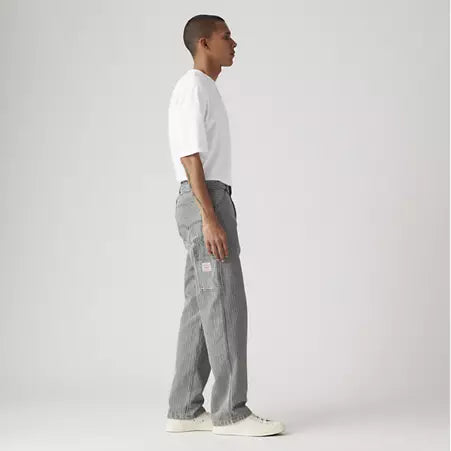 568 Loose Straight Carpenter Jean - Aged Railroad Striped