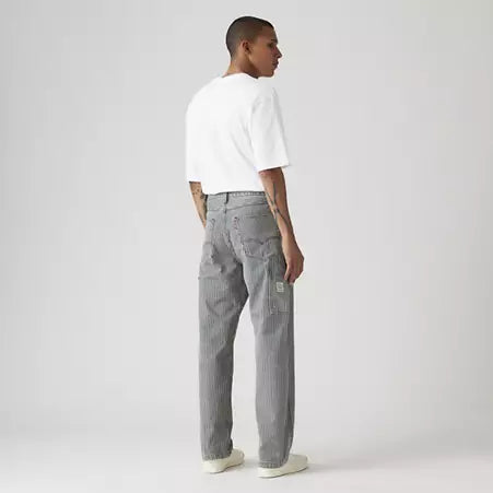 568 Loose Straight Carpenter Jean - Aged Railroad Striped