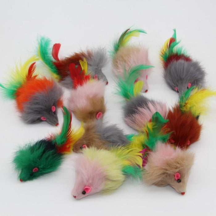 5pcs Cats Mice Toys Cat Toys Pet Clever