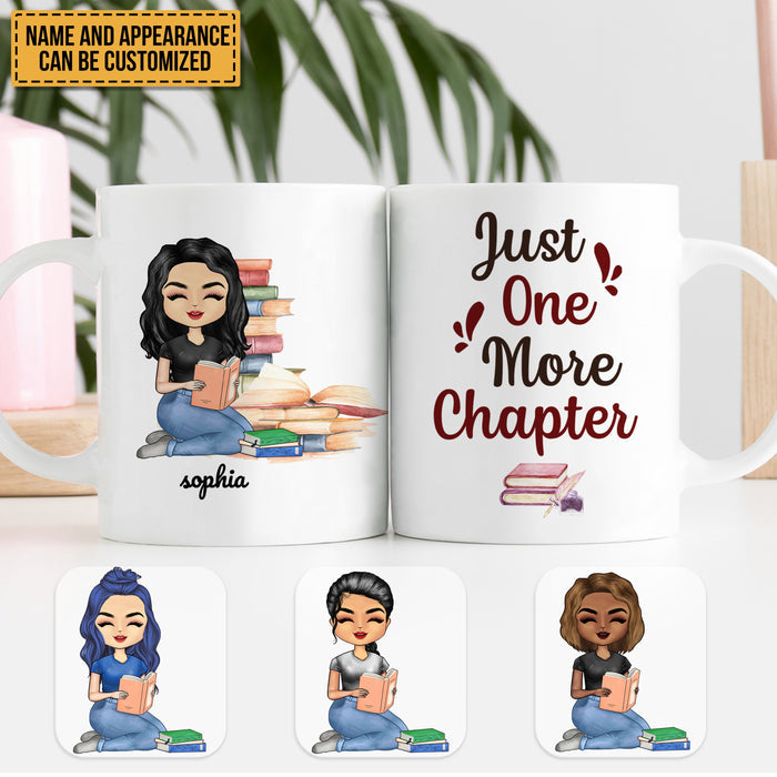 A Girl Who Loves Books - Reading Gift - Gift For Best Friends - Personalized Mug