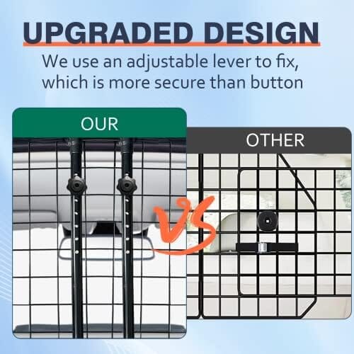 Adjustable Dog Car Barrier for SUVs, Vehicles, and Cars Travel Pet Clever