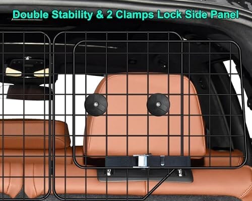 Adjustable Pet Divider Cargo Area Universal Fit Travel Pet Clever