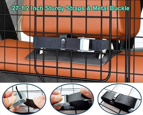 Adjustable Pet Divider Cargo Area Universal Fit Travel Pet Clever
