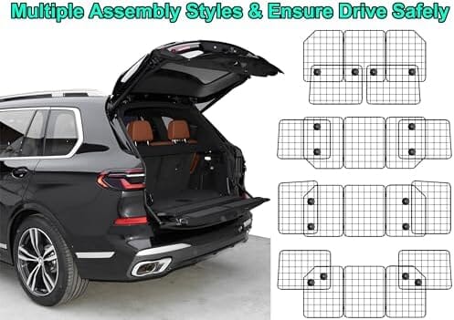 Adjustable Pet Divider Cargo Area Universal Fit Travel Pet Clever