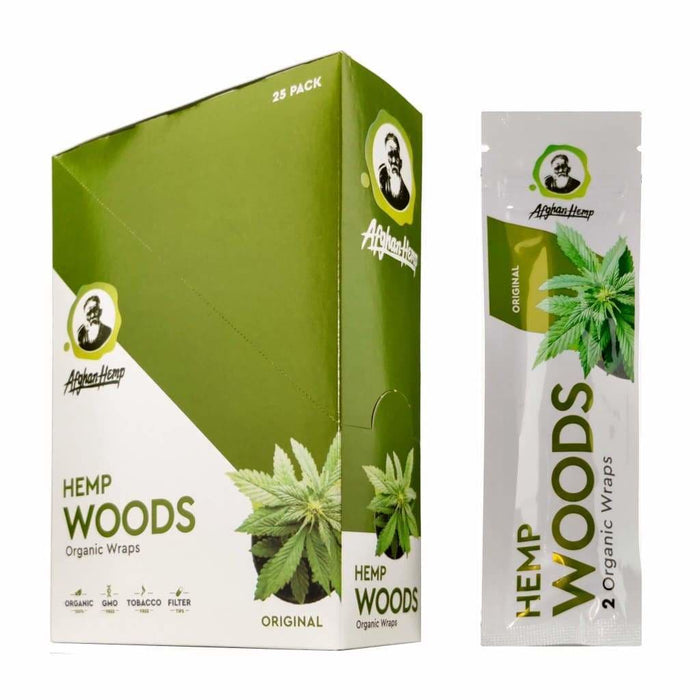 Afghan Hemp Woods - Organic Wraps | 25pk Box