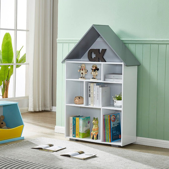 ALL 4 KIDS Bella Dollhouse Bookcase Book Shelf Storage Unit