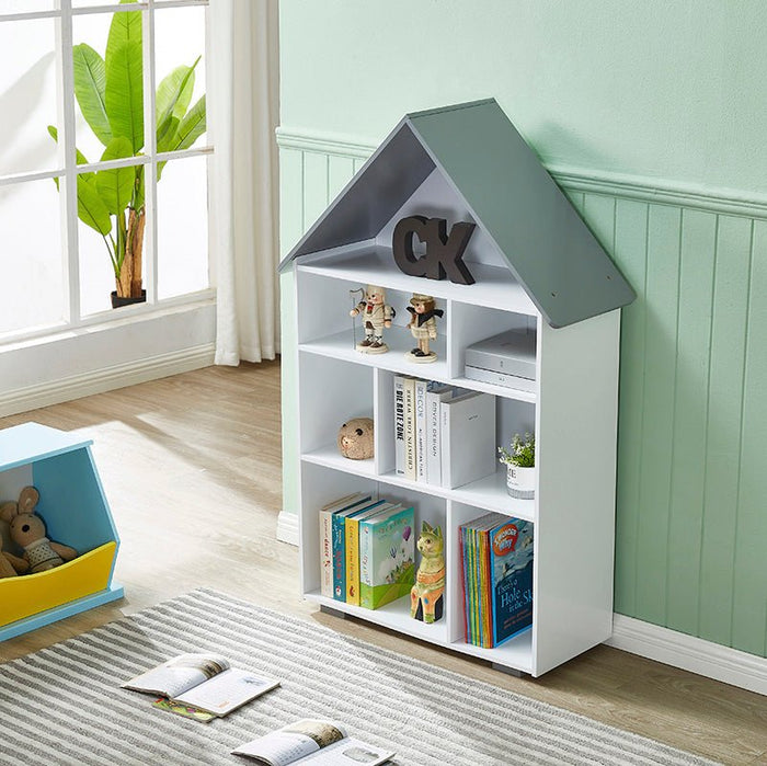 ALL 4 KIDS Bella Dollhouse Bookcase Book Shelf Storage Unit
