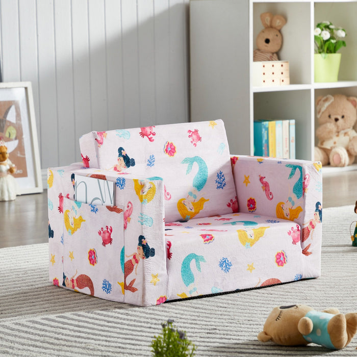 All 4 Kids Mermaid Dreams Flip-Out Couch