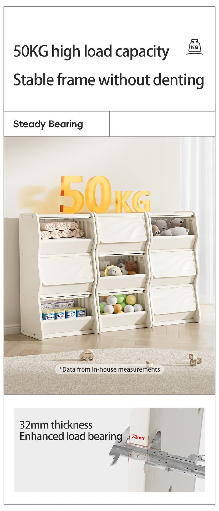All 4 Kids Milo 3 Tier Modular Storage Unit
