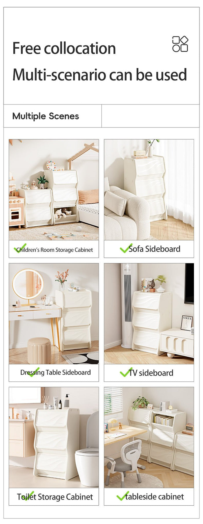 All 4 Kids Milo 3 Tier Modular Storage Unit