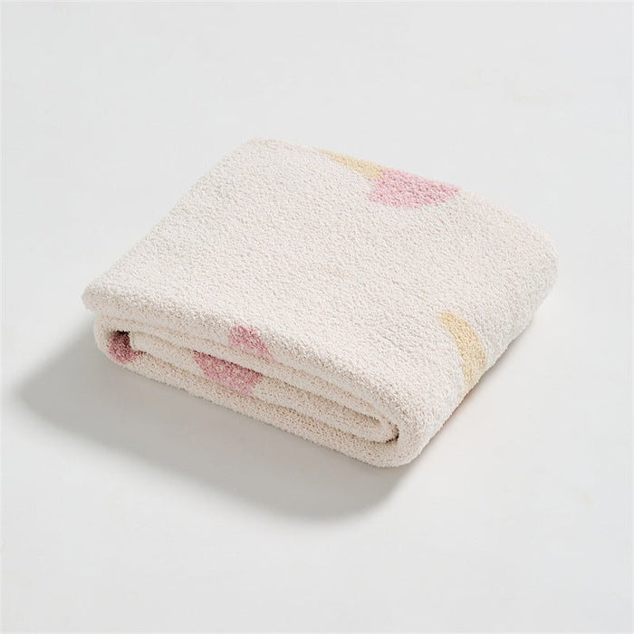All 4 Kids Pastel Ice Cream Throw Blanket