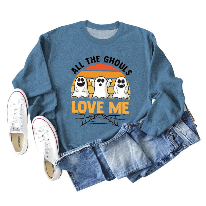 Blue sweater (black color picture) / S