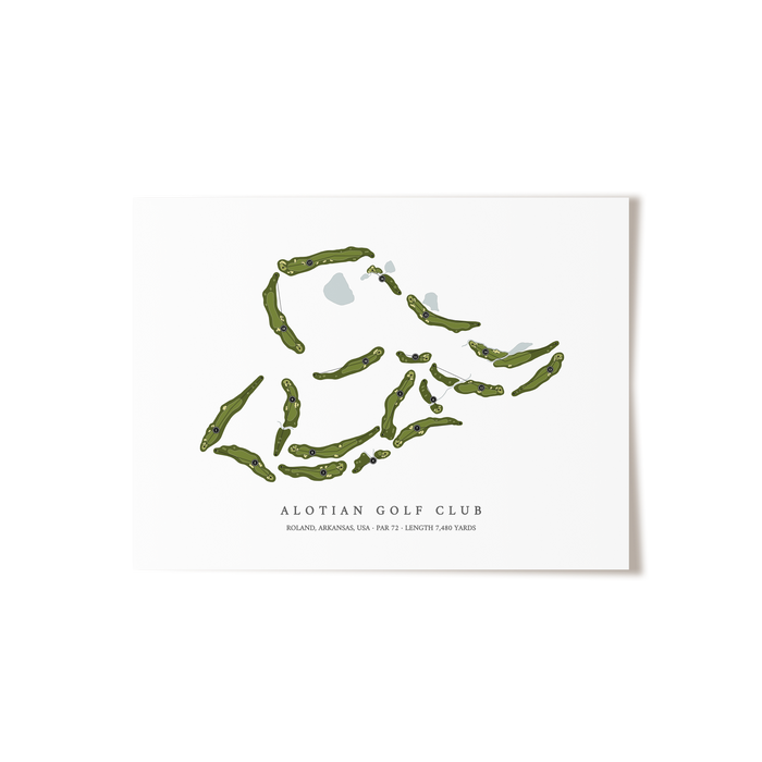 Alotian Golf Club | Golf Course Print | Unframed