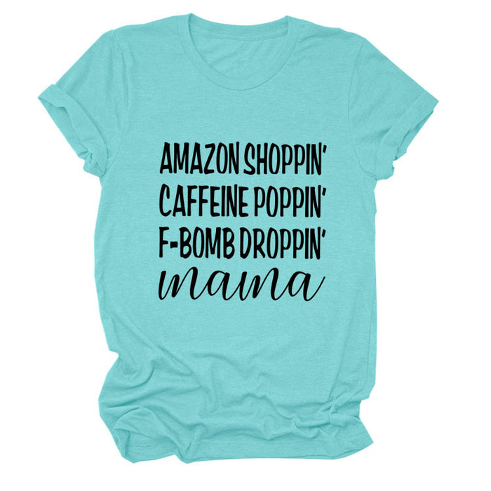 Deep water blue (black font) / S