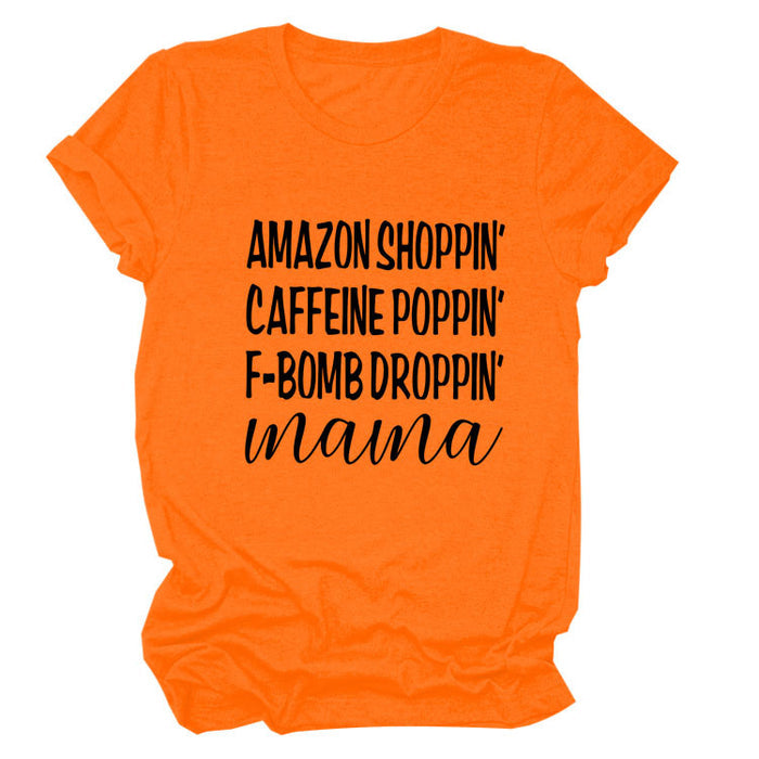 Orange (black font) / S