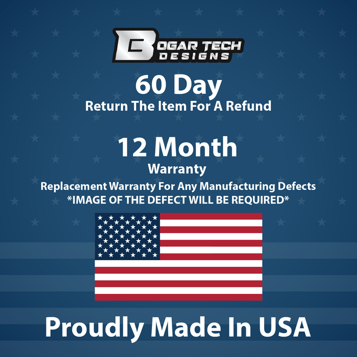 Quarter Window American Flag Vinyl Decal Stickers Fits Toyota Rav4 2013 - 2018 - Bogar Tech Designs