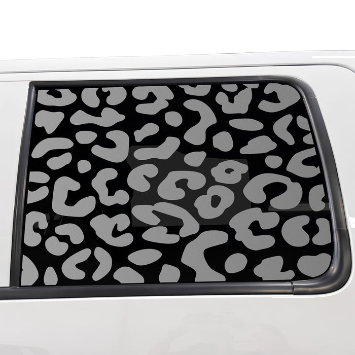 Animal Leopard Cheetah Rear Window Windshield Vinyl Decal Stickers Fits Ford F150 SuperCrew Cab 2009-2014