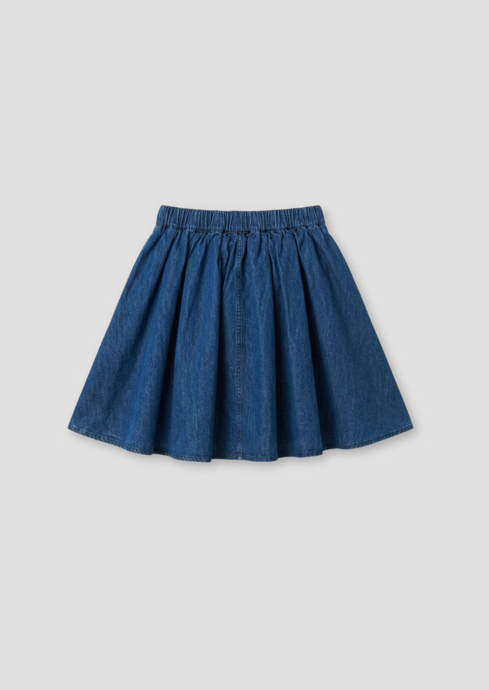 Annie Denim Bow Skirt
