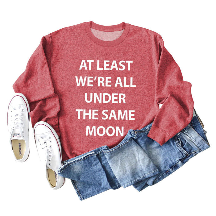 Red sweater (white font) / S