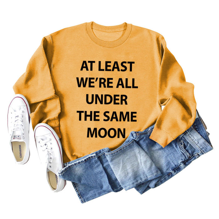 Yellow sweater (black font) / S