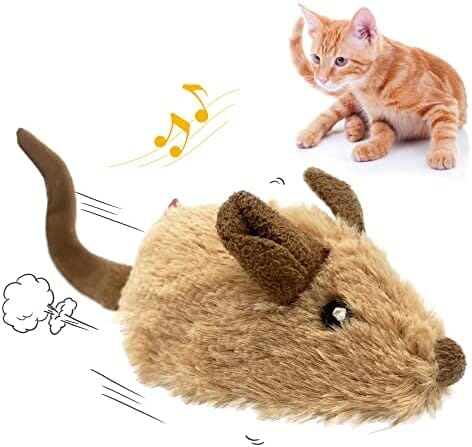 Automatic Moving Kitten Toys Electric Mice Toy Self Play Exercise Cat Toys Pet Clever