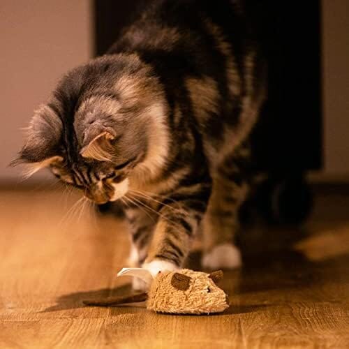 Automatic Moving Kitten Toys Electric Mice Toy Self Play Exercise Cat Toys Pet Clever