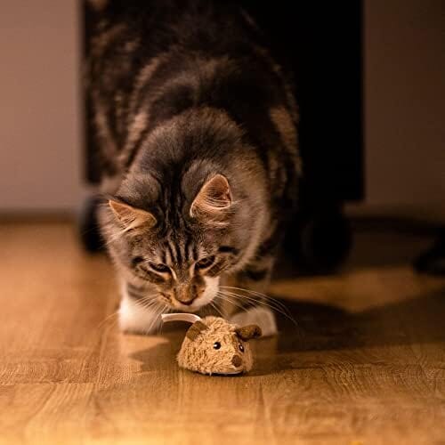 Automatic Moving Kitten Toys Electric Mice Toy Self Play Exercise Cat Toys Pet Clever
