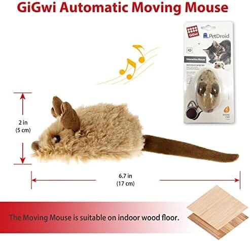 Automatic Moving Kitten Toys Electric Mice Toy Self Play Exercise Cat Toys Pet Clever