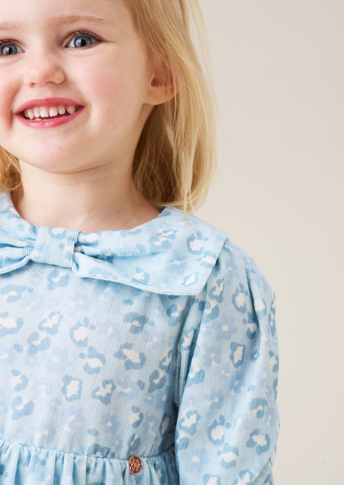 Ava Bow Collar Cord Dress